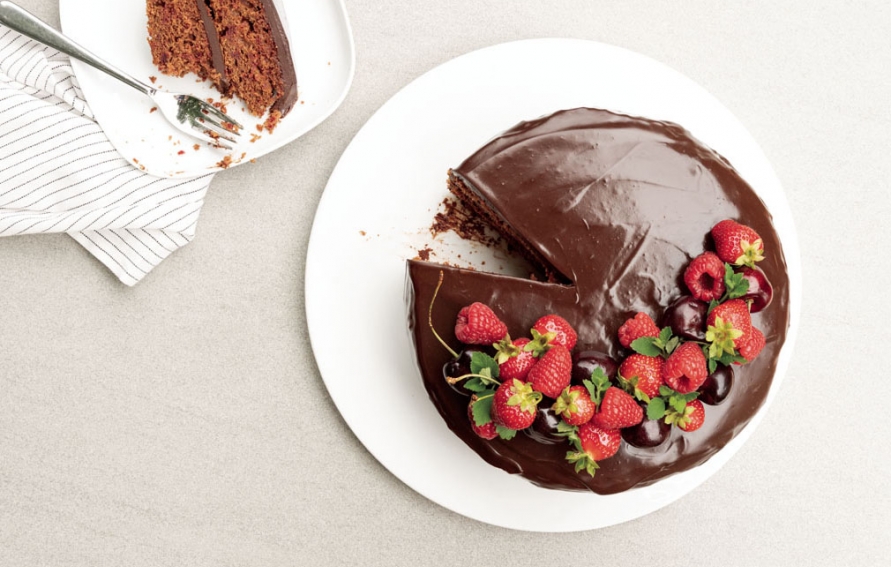The Best Rich and Moist Chocolate Cake - Plowing Through Life